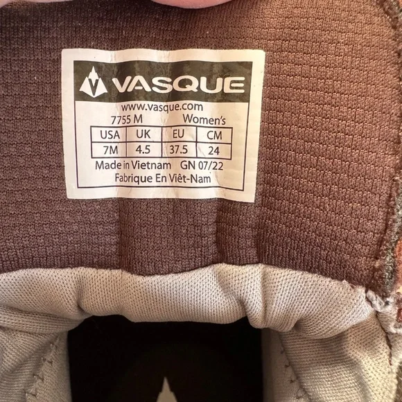 Vasque Breeze 7755 Women’s Waterproof Hiking Boots 7 Brown VasqueDry Trail NWT - Picture 13 of 14